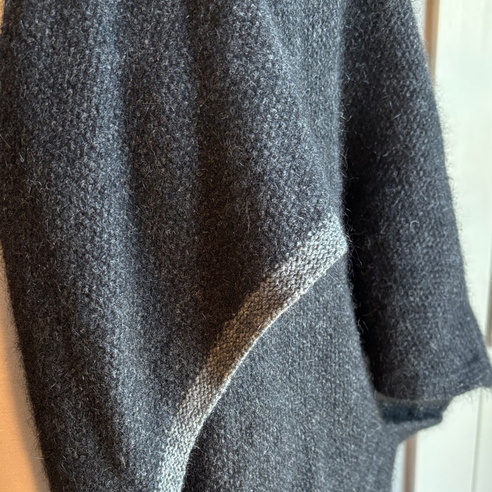Chic Black Women's Open Front Drape Cardigan from New Zealand - Picture 2 of 7